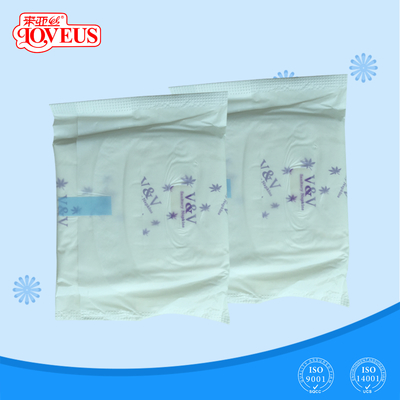 280mm বিশুদ্ধ তুলা স্যানিটারি প্যাড PE ফিল্ম ম্যাক্সি স্যানিটারি ন্যাপকিনস