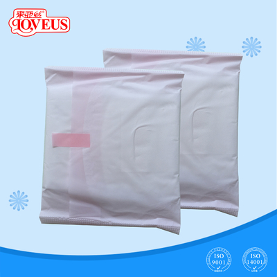 280mm বিশুদ্ধ তুলা স্যানিটারি প্যাড PE ফিল্ম ম্যাক্সি স্যানিটারি ন্যাপকিনস